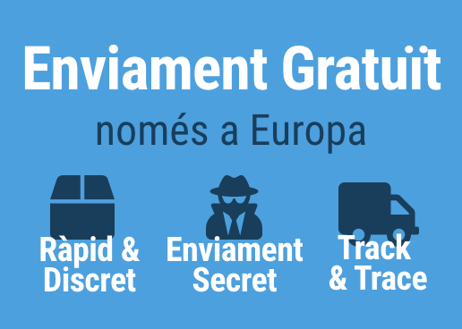 Enviament gratuït, ràpid i discret!